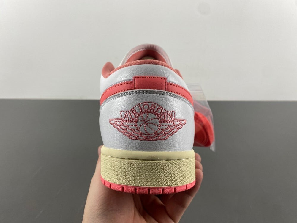 Air Jordan 1 Low "White/Grey/Varsity Red"