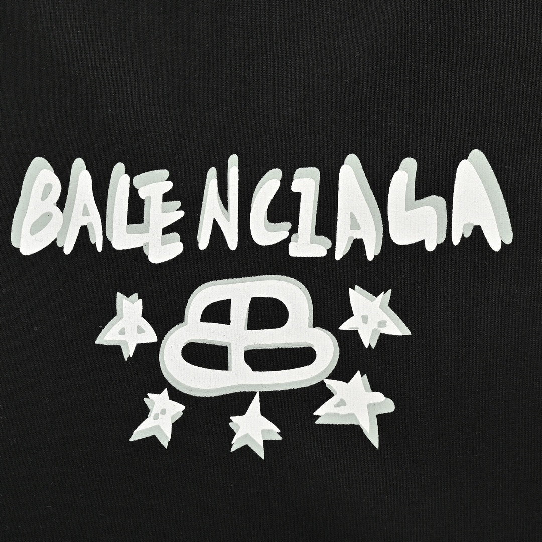 Ba*len*cia*ga t-shirt - star graphic