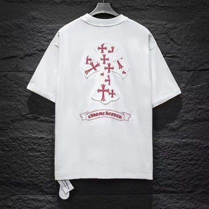 Chrome Hearts T-shirt in White/Pink: Soft Provocation