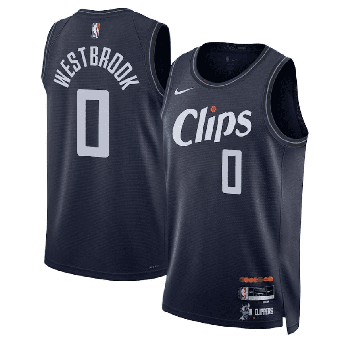 RUSSELL WESTBROOK LOS ANGELES CLIPPERS 2023-24 CITY EDITION JERSEY - Prime Reps