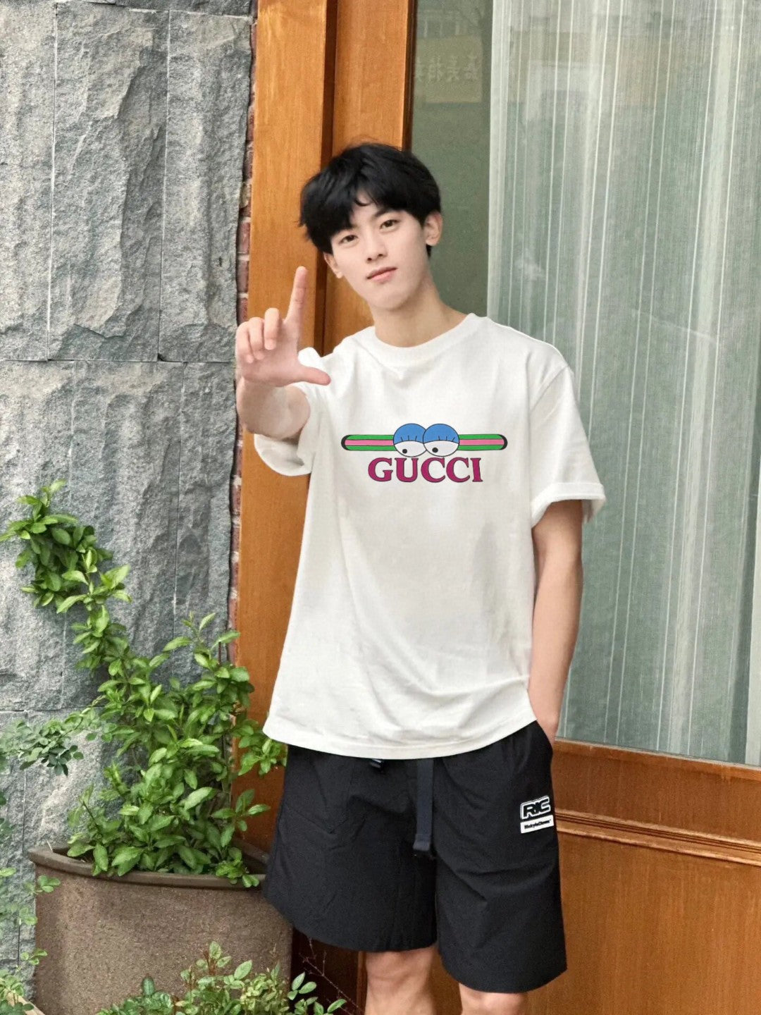 Gucci Eyes Graphic T-Shirt