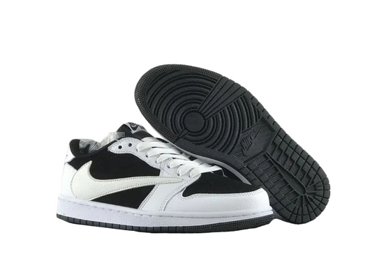 Air Jordan 1 Low WMNS "Black/White Reverse Swoosh"