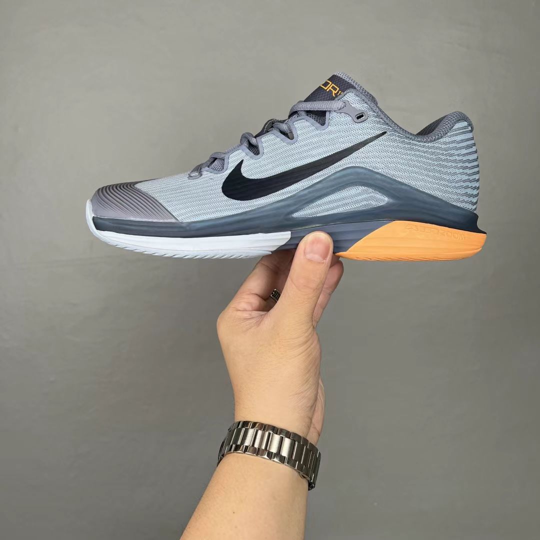 Nike Zoom Vapor 12 “Wolf Grey/Orange” – Hard Court Precision