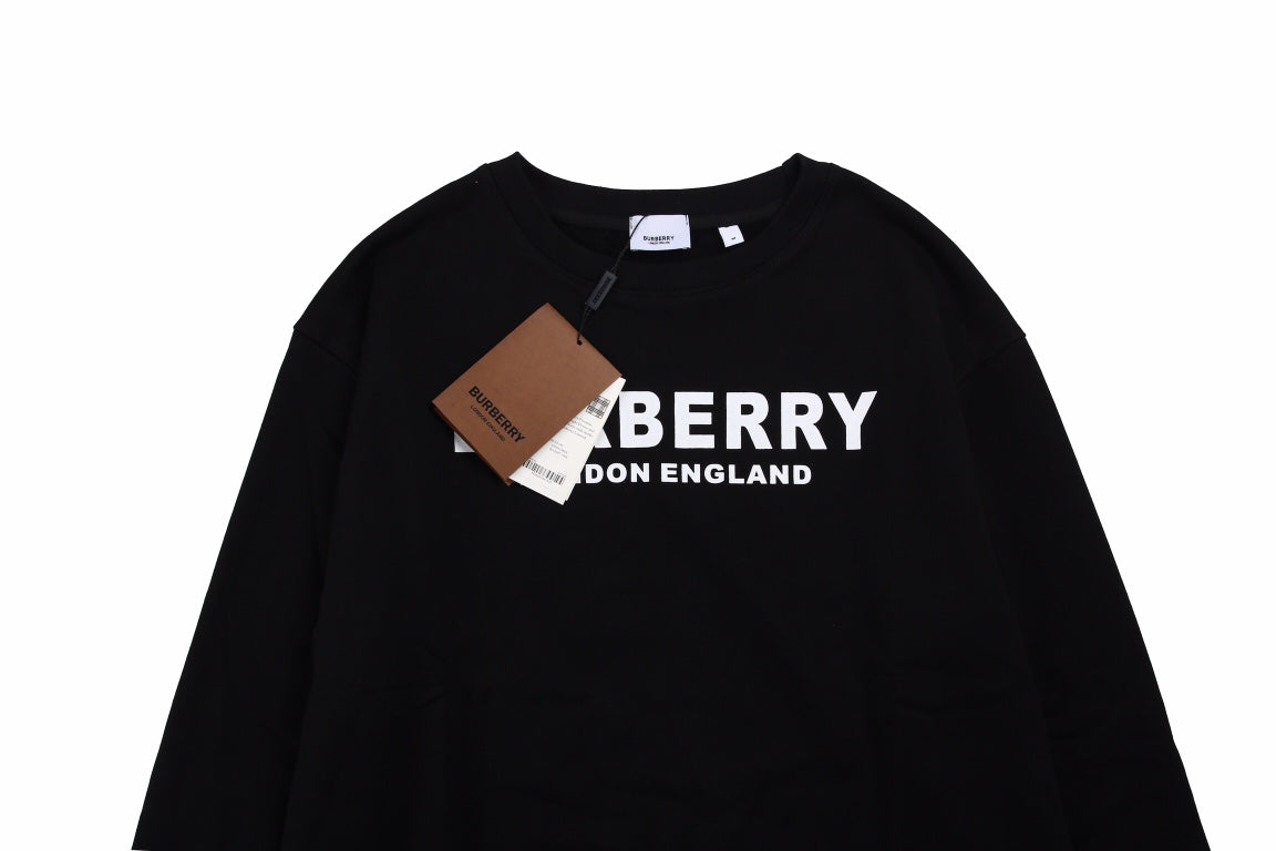 Burberry Black Sweatshirt with Logo