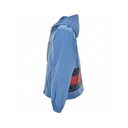 Gucci Blue Hooded Jacket