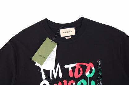 Gucci 'I'm Too Gucci for Your Problems' T-Shirt - Black