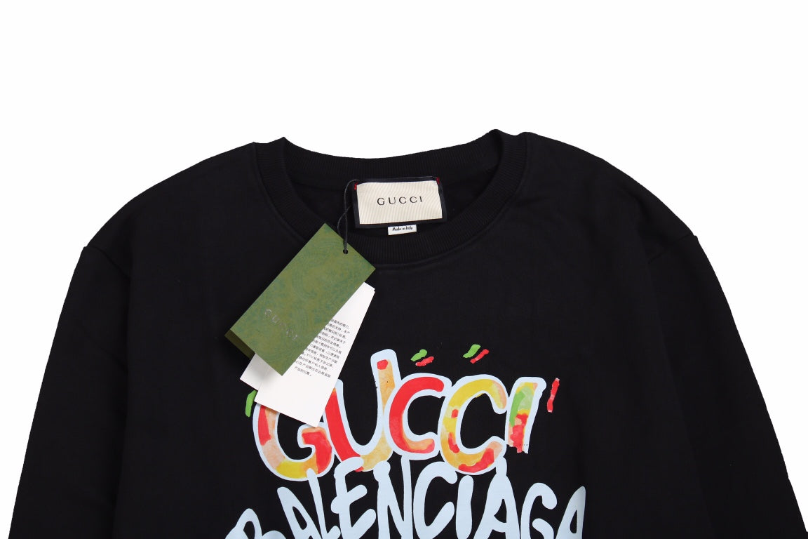 g*u*i x Ba*len*cia*ga sweatshirt