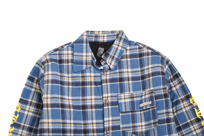 Burberry Blue Plaid Shirt