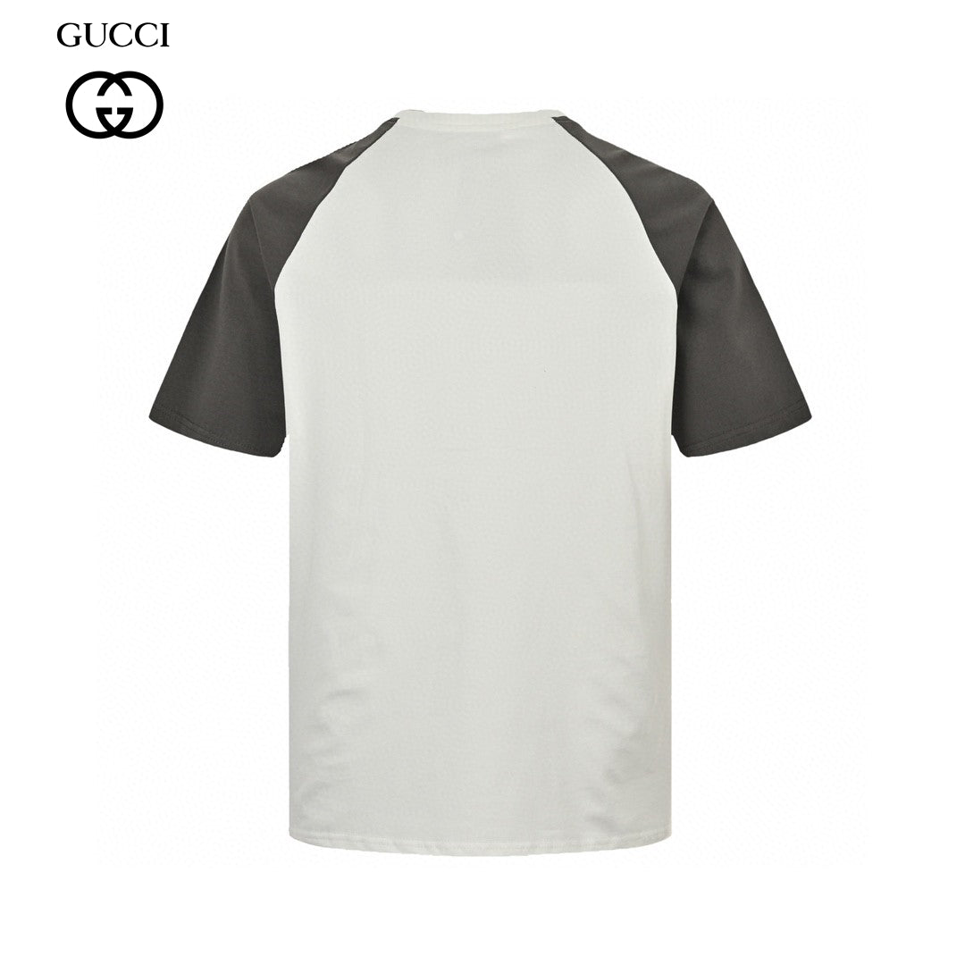 G*u*i two-tone t-shirt with gg logo