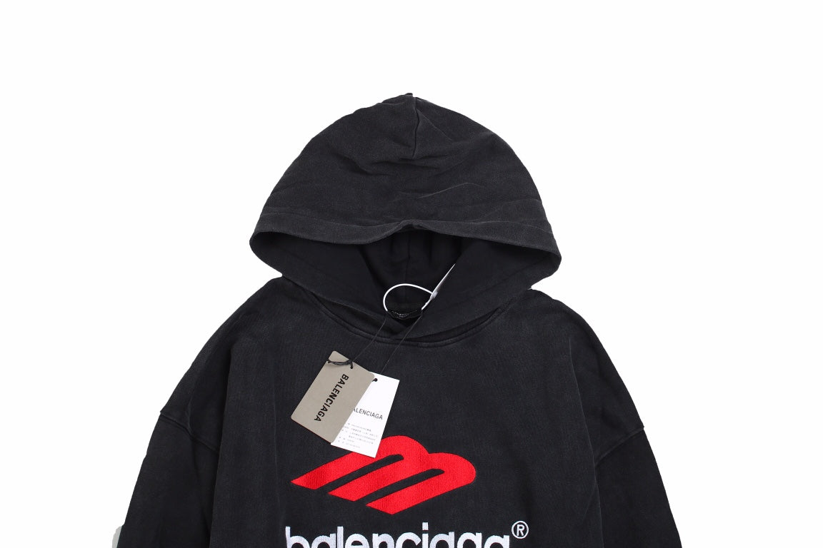 Ba*len*cia*ga black hoodie