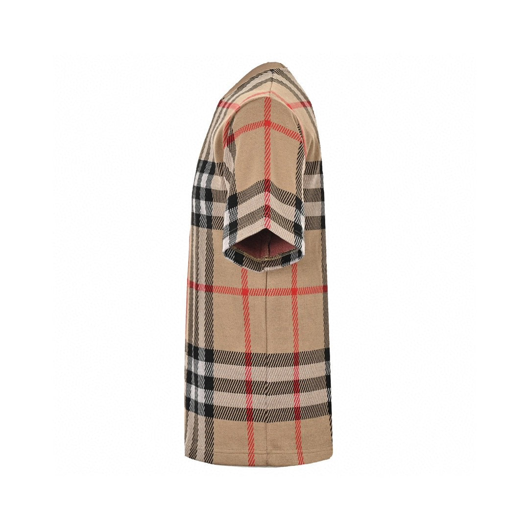 Burberry Beige Check T-Shirt