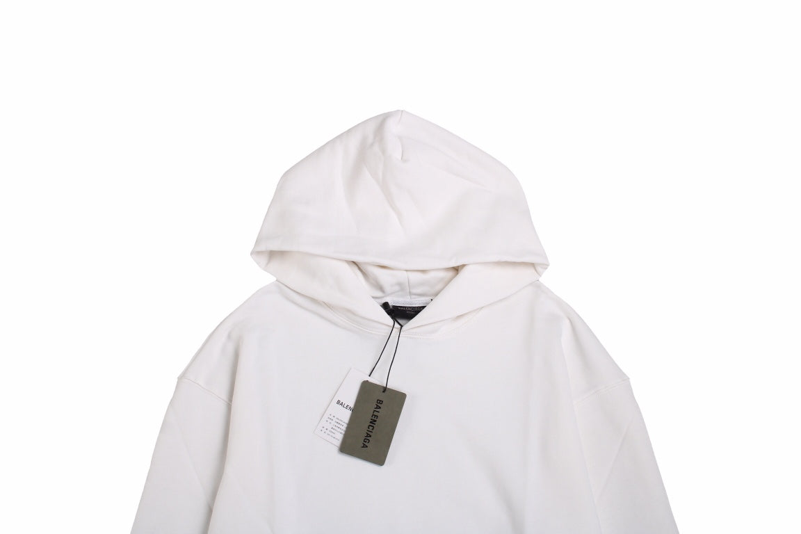 Ba*len*cia*ga white hoodie