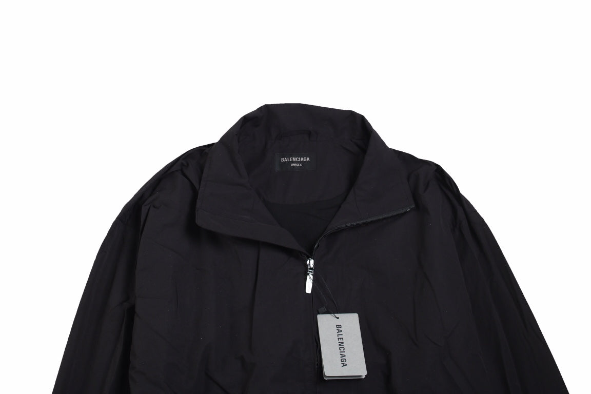 Ba*len*cia*ga black zip-up jacket