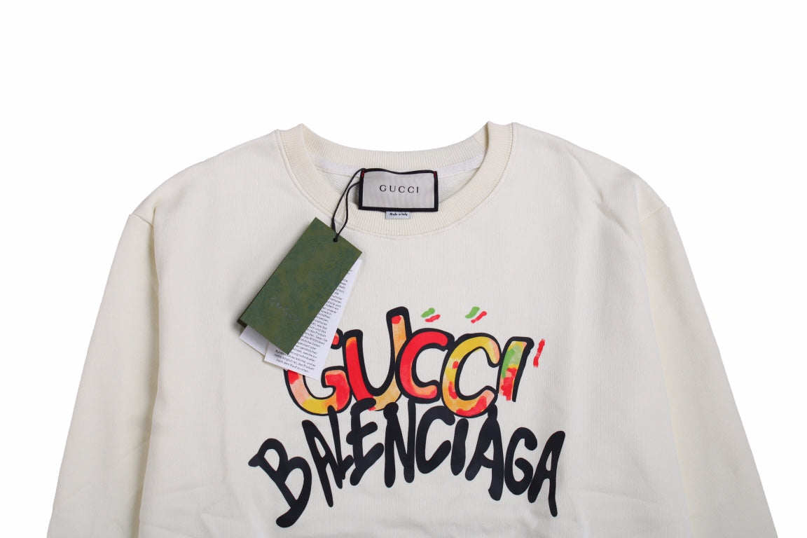 g*u*i x Ba*len*cia*ga sweatshirt