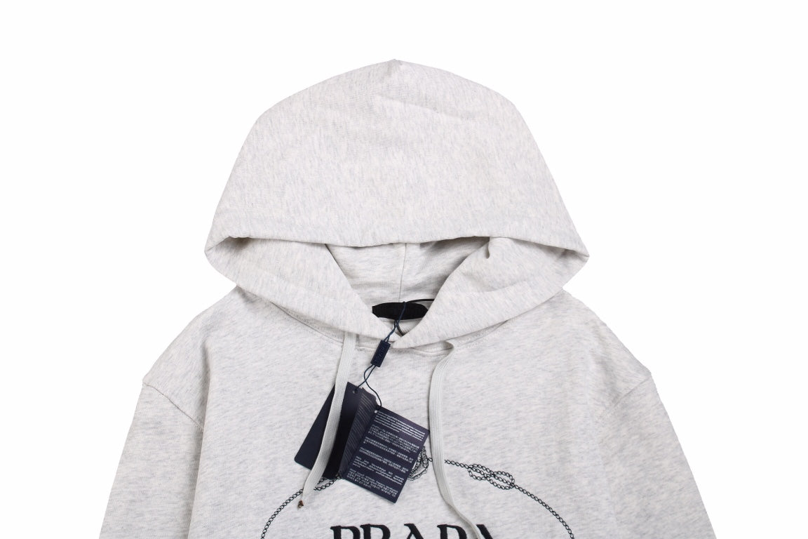 Pra*a milano grey hoodie