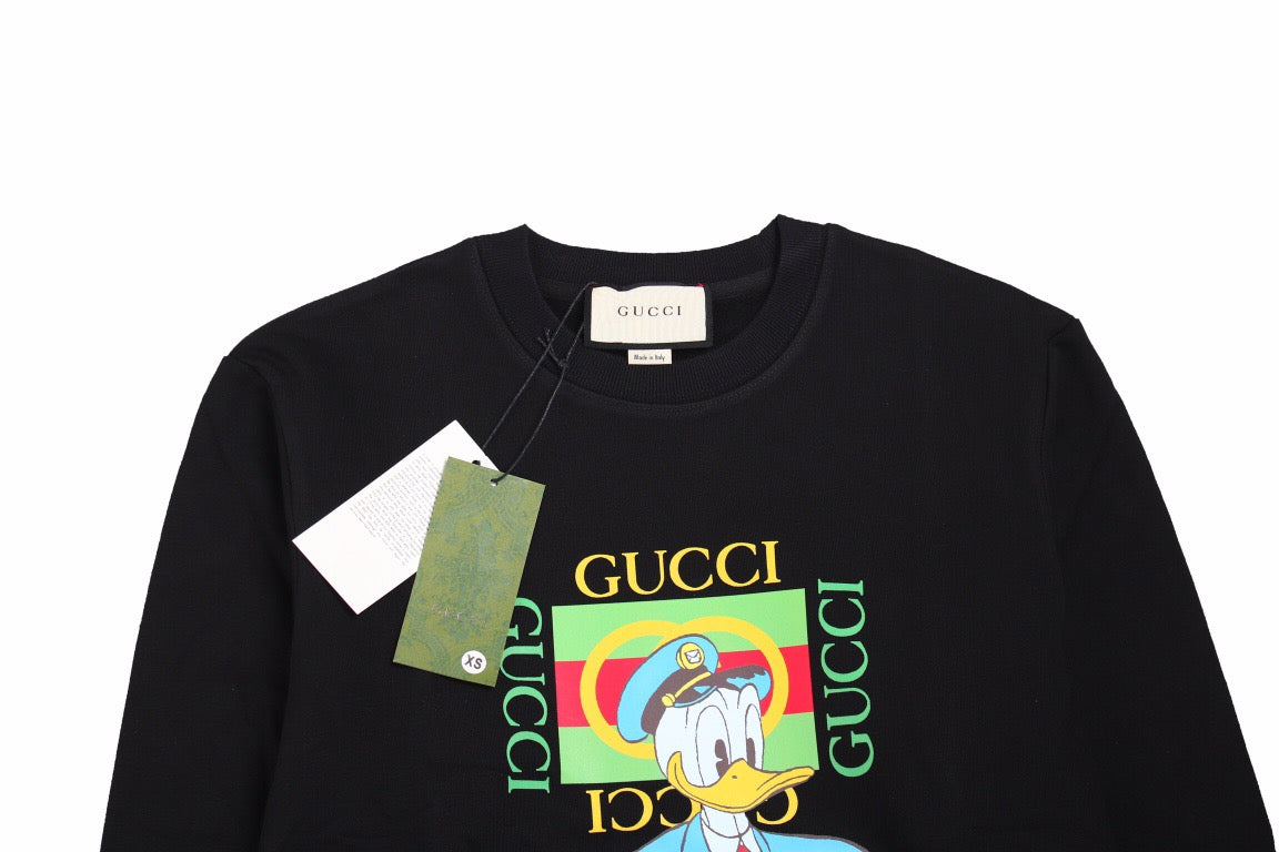 Gucci Donald Duck Sweatshirt - Black