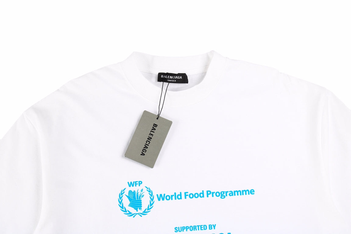 Ba*len*cia*ga world food programme t-shirt