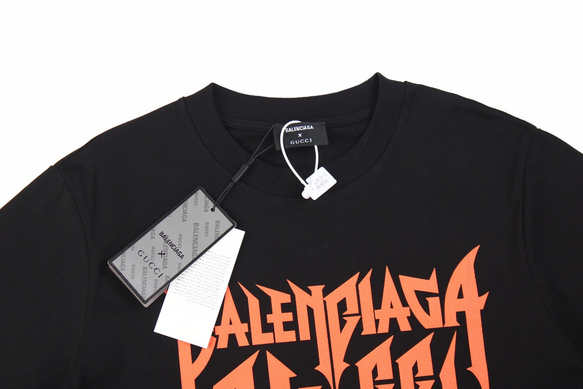 Ba*len*cia*ga gothic logo t-shirt