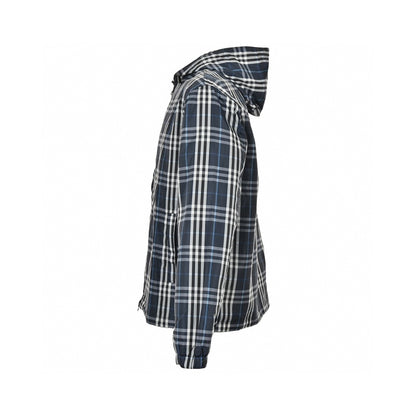 Burberry Checkered Hooded Jacket