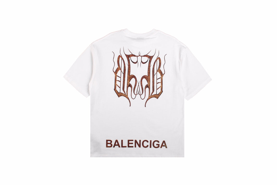 Ba*len*cia*ga "double b logo" t-shirt