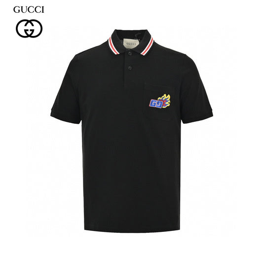 Gucci Flame Logo Polo Shirt primereps