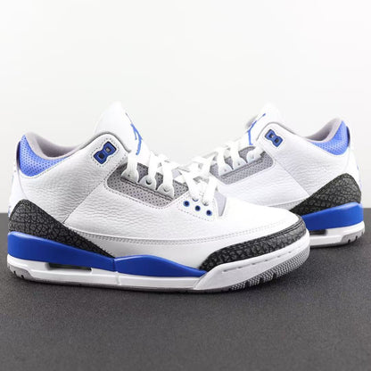 JORDAN 3 RETRO x RACER BLUE