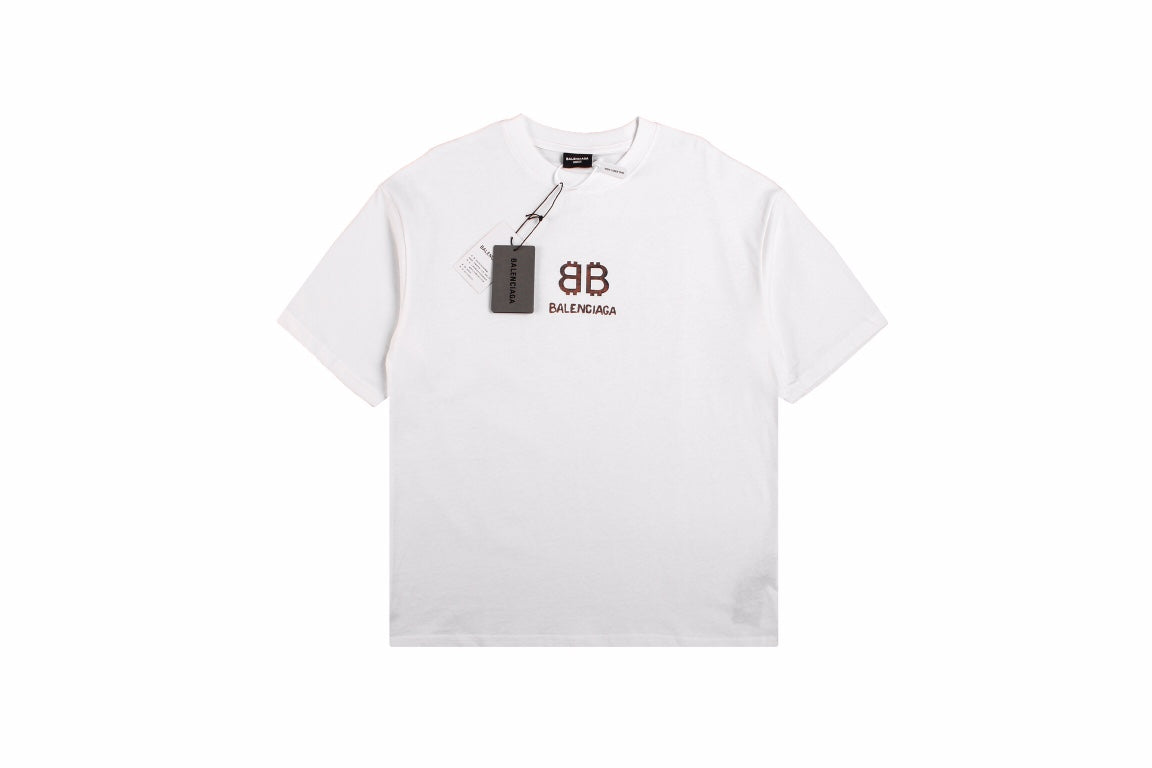 Ba*len*cia*ga "double b logo" t-shirt