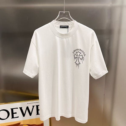 Chrome Hearts Classic Crewneck T-Shirt in White/Black