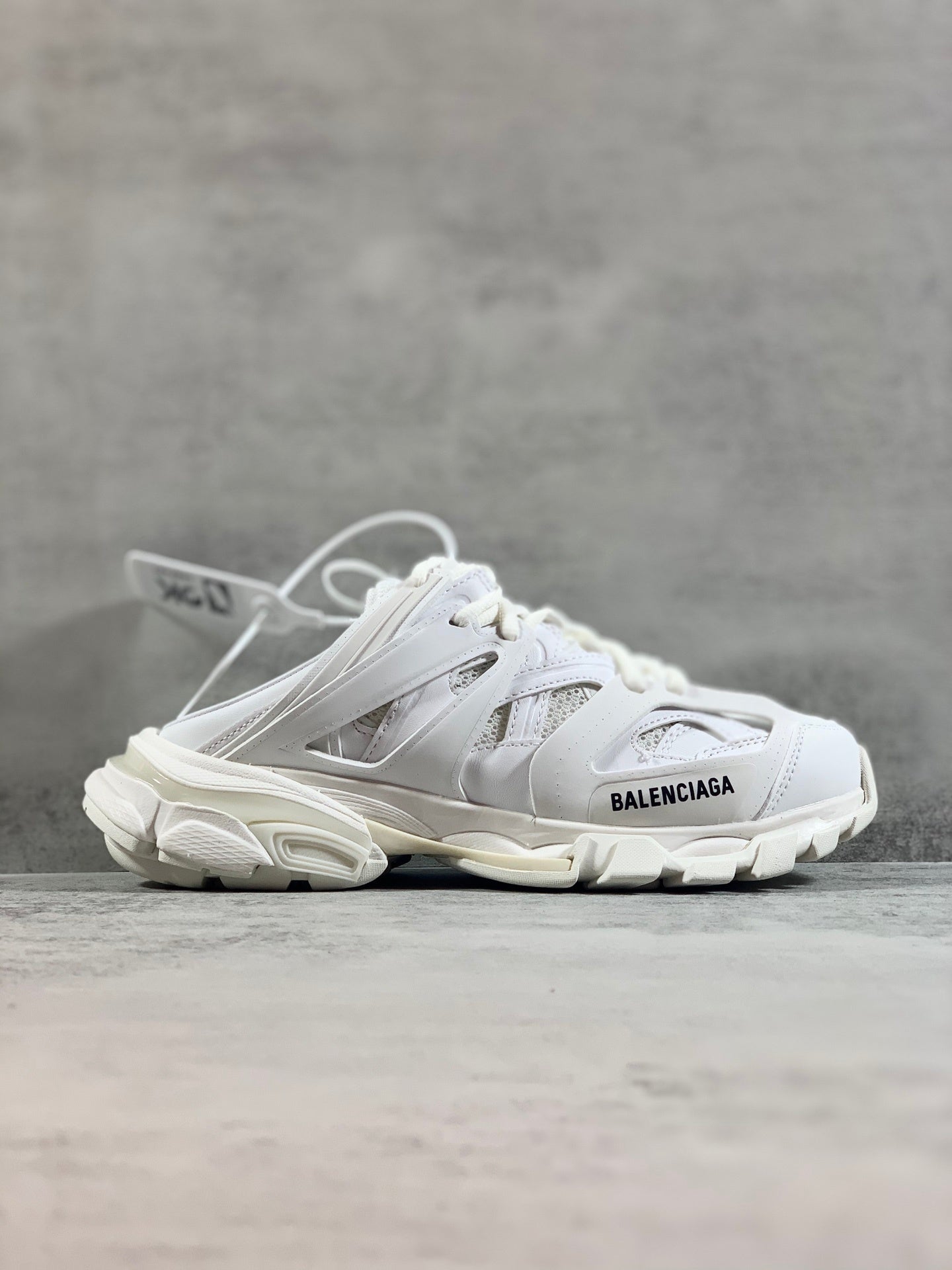 Balenciaga White Mule: Deconstructed Ease