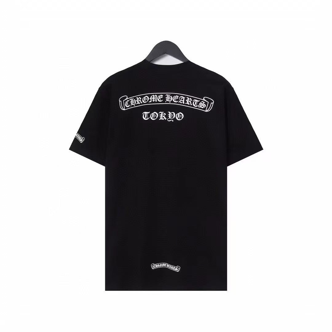 Chrome Hearts Classic Crewneck T-Shirt in Black/White