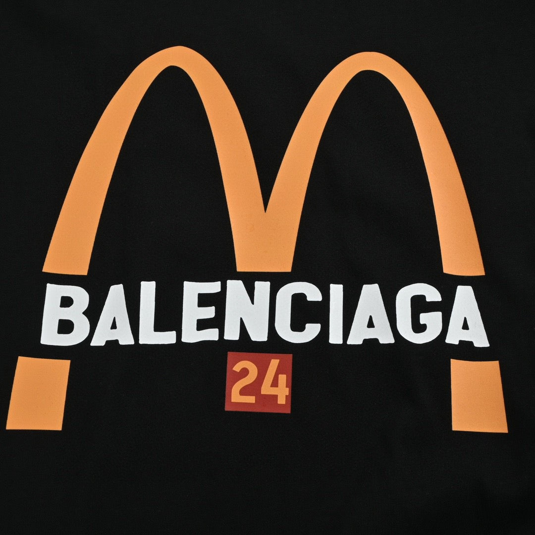 Ba*len*cia*ga mcdonald's-inspired t-shirt