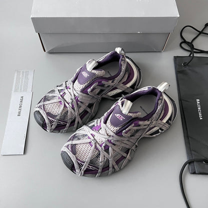 Balenciaga 3XL Sneaker in Charcoal/Lavender: Industrial Reverie