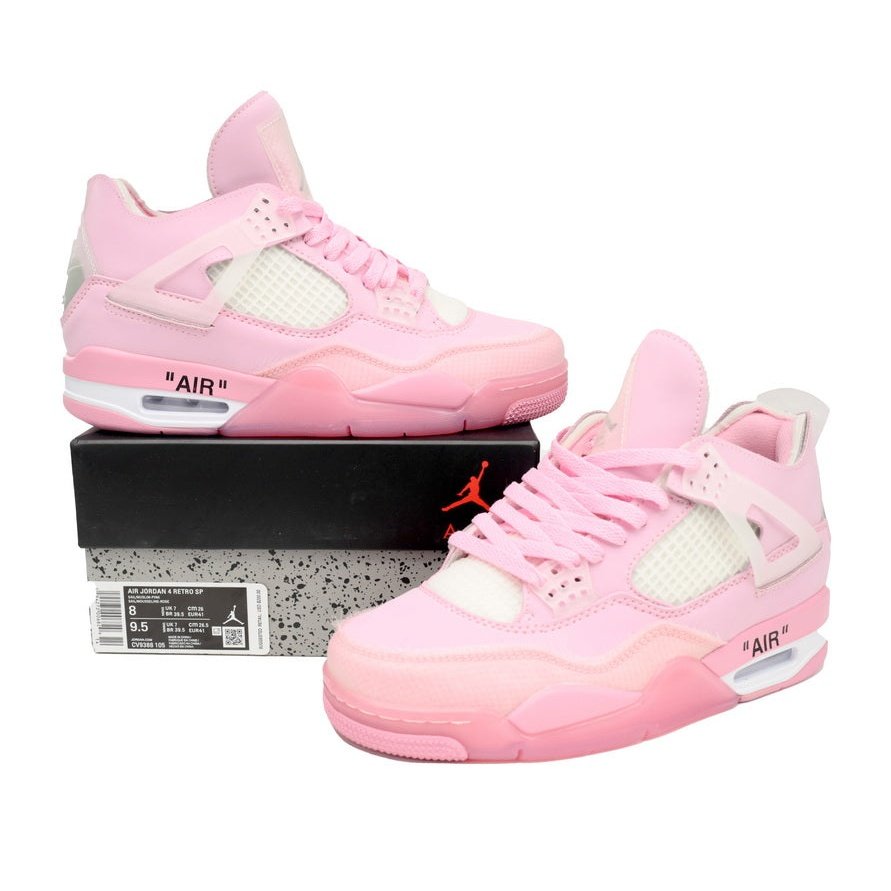 JORDAN 4 x OFF-WHITE ROSE PEACH