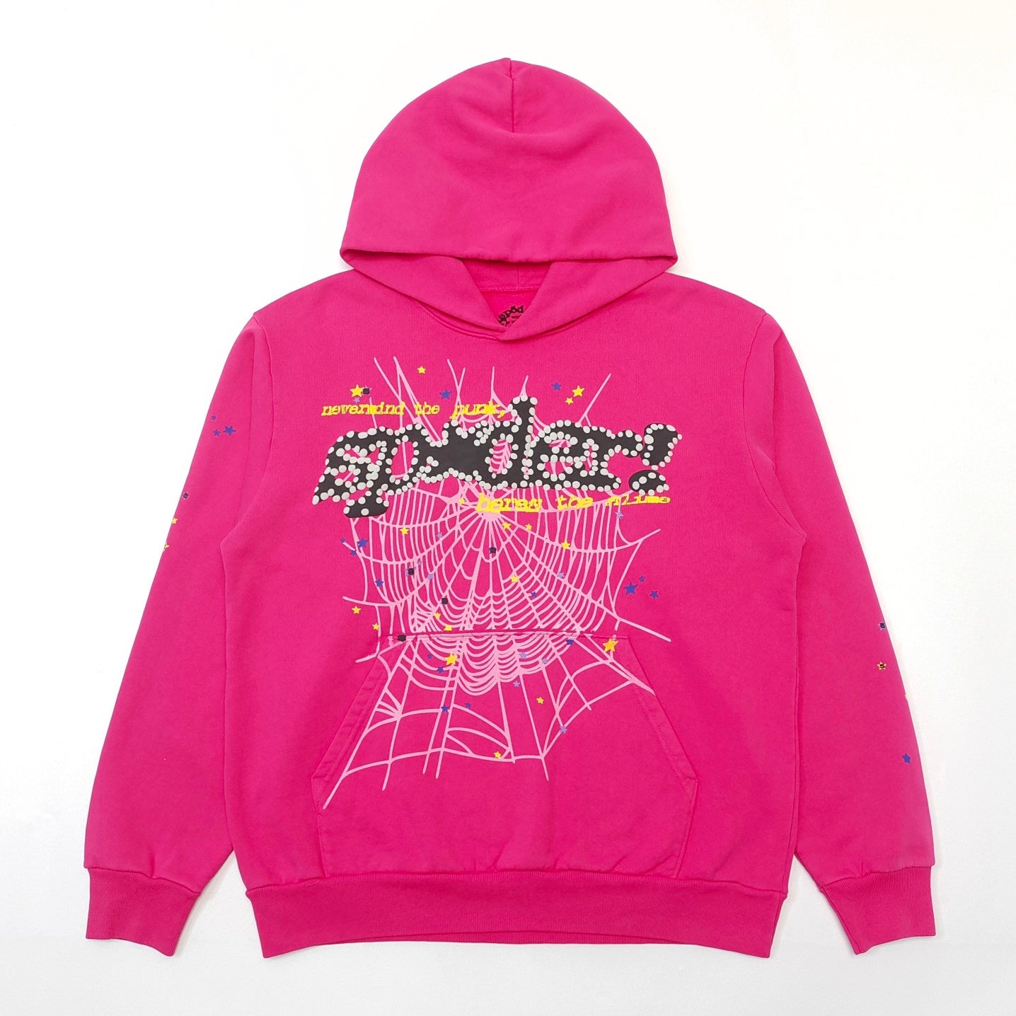 Sp5der PINK V2 Hoodie Pink