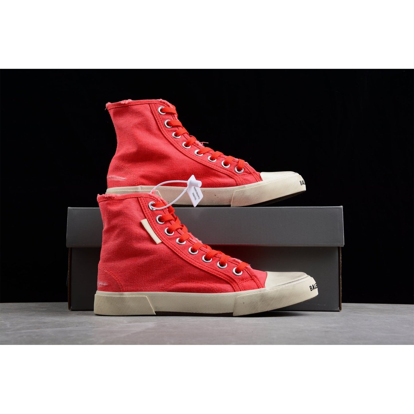 BALENCIAGA PARIS HIGH VULC DESTR x RED - Prime Reps