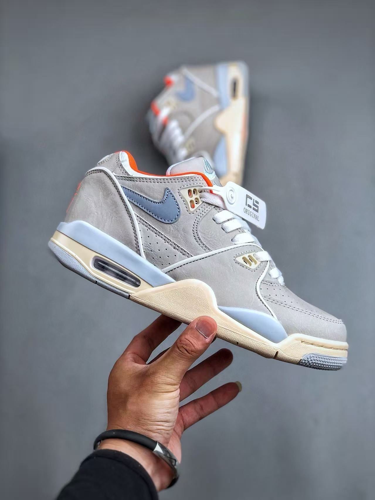 Nike Air Flight 89 Mid “Deep Grey Blue” – Vintage Court Style