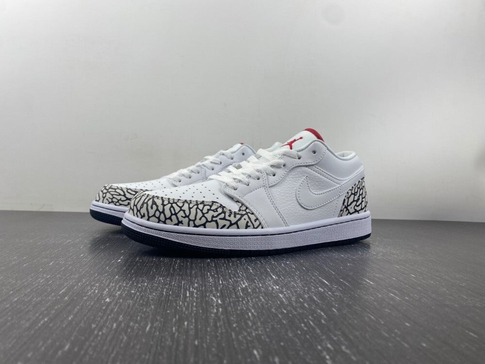 Air Jordan 1 Low “White/Grey Snake”