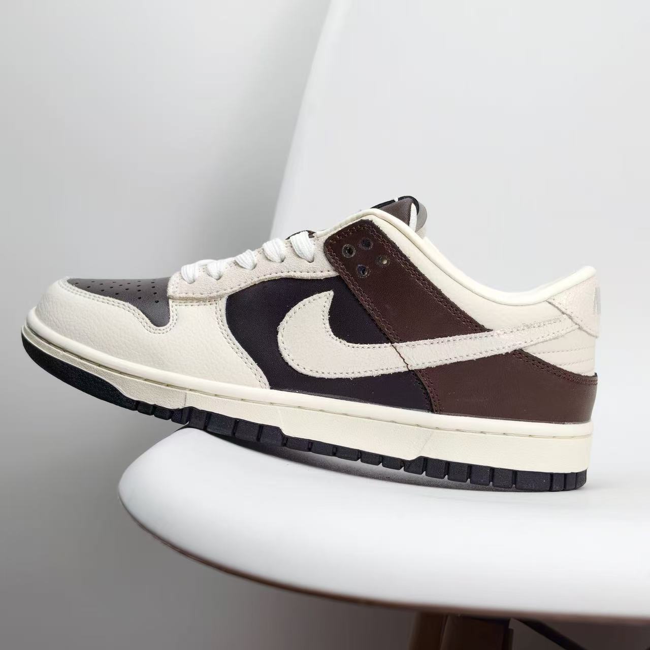Nike Dunk Low "Black/White/Brown" – Earthy Heritage Styling