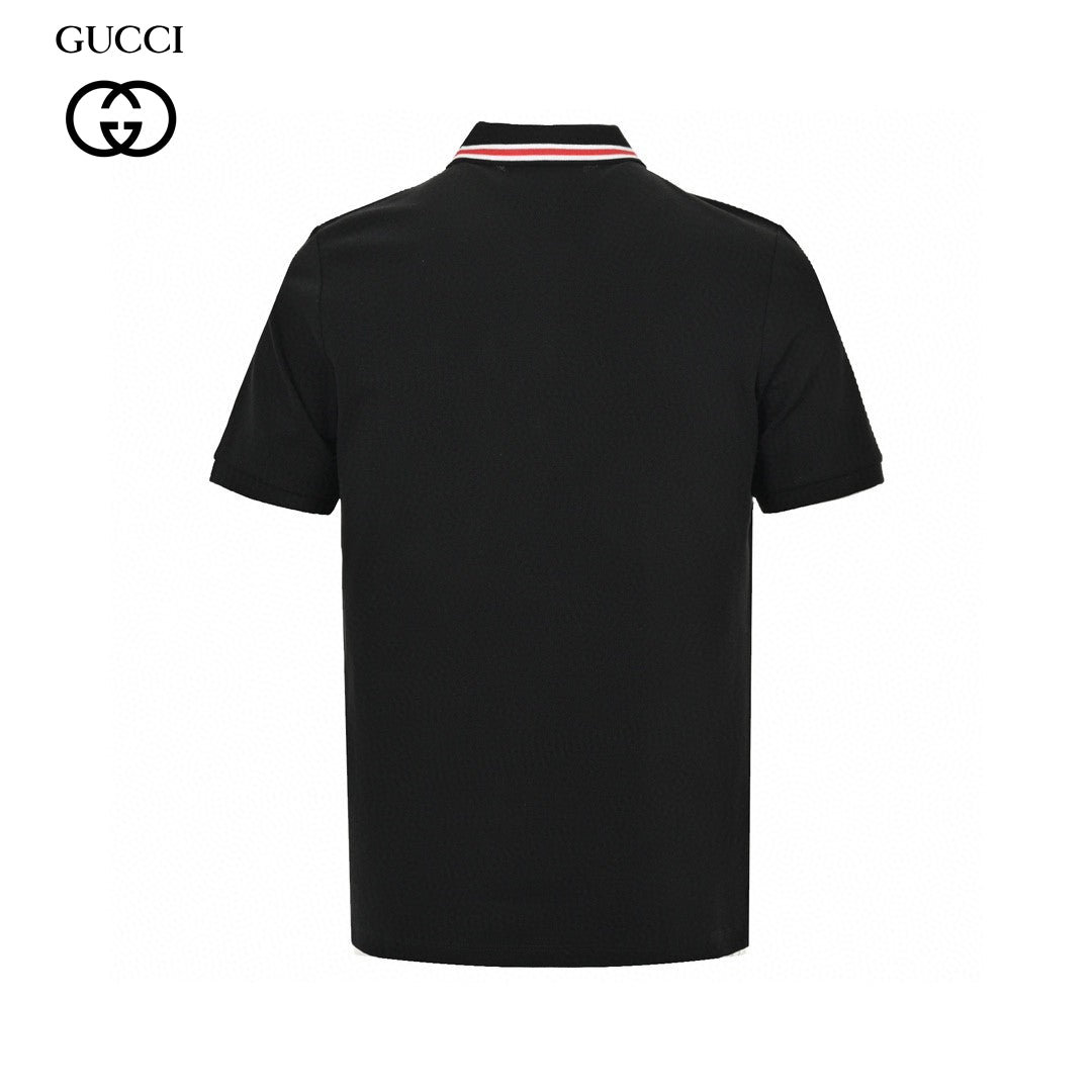 G*u*i flame logo polo shirt