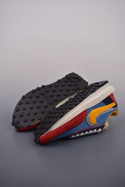 Nike x Sacai LDV Waffle 2.0 in Yellow/Red: Primary Deconstruction