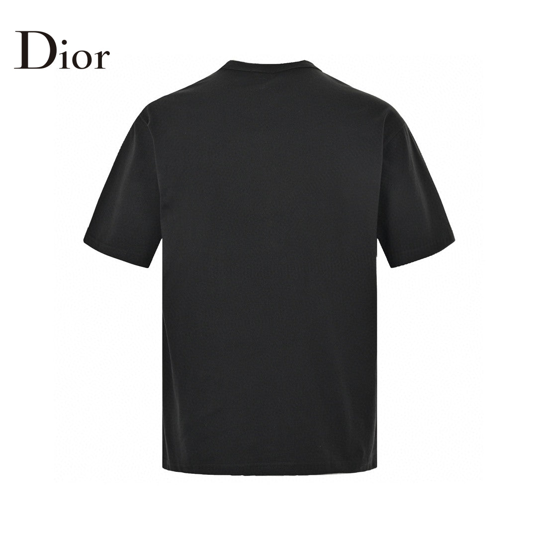 Dior T-Shirt - Multicolor Vertical Logo