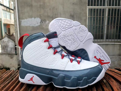 Air Jordan IX Retro "Light Grey / White"