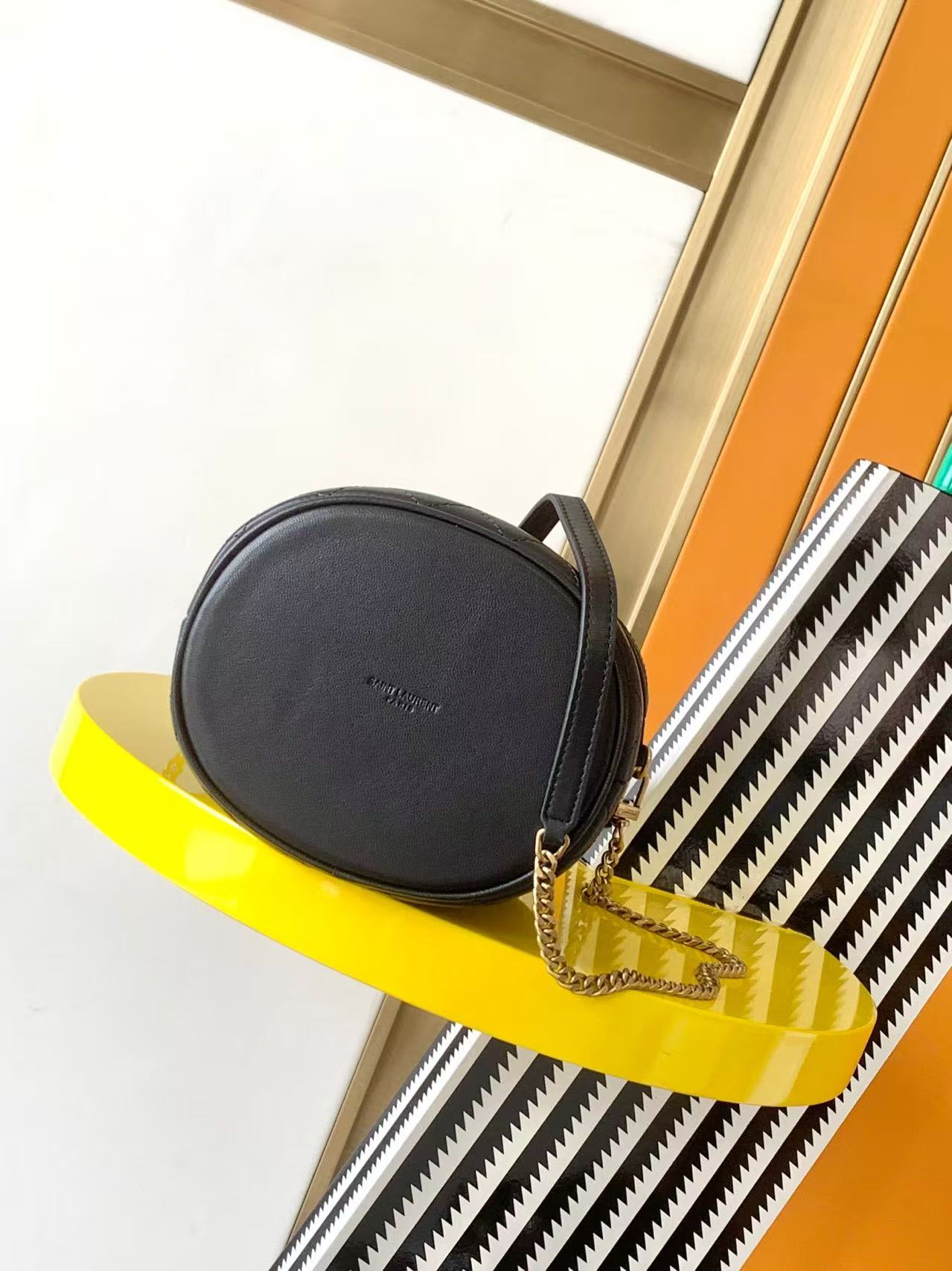 Saint Laurent Black Bucket Bag