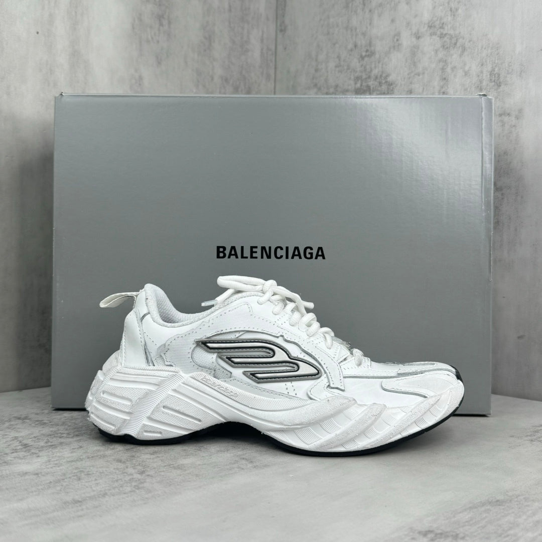 Balenciaga Hamp tons Sneaker in White: Architectural Purity