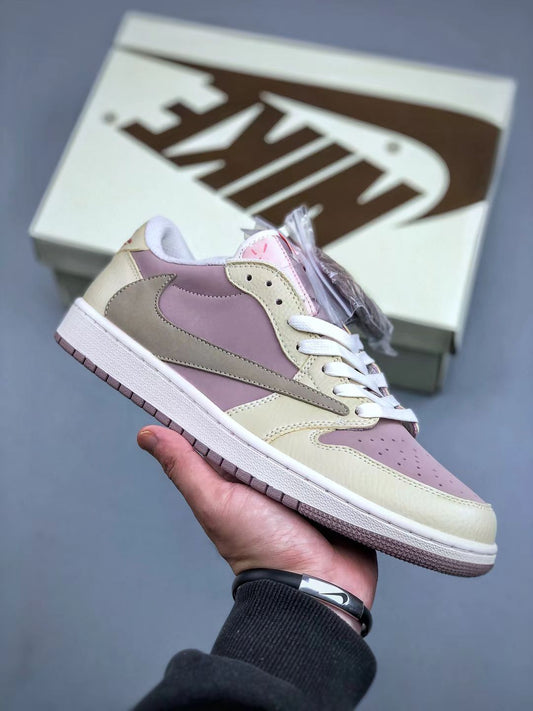 Nike Air Jordan 1 Low – White / Court Purple