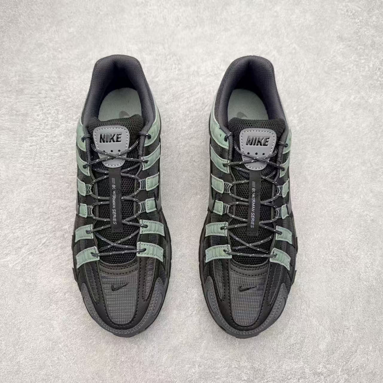 Nike in Black/Green: Nocturnal Foliage
