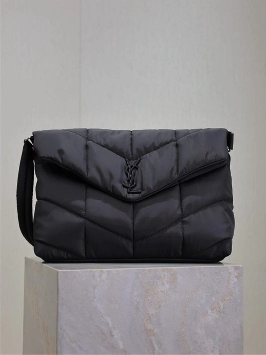 Saint Laurent Nylon Shoulder Crossbody Bag