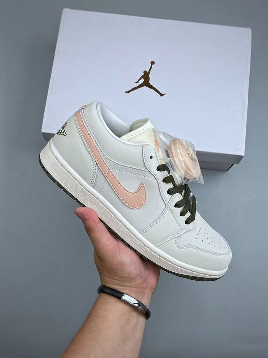 Air Jordan 1 Low “White/Pink/Orange” – Vibrant Summer Energy