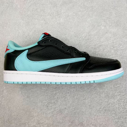 Nike Air Jordan 1 Low – Black / Turquoise
