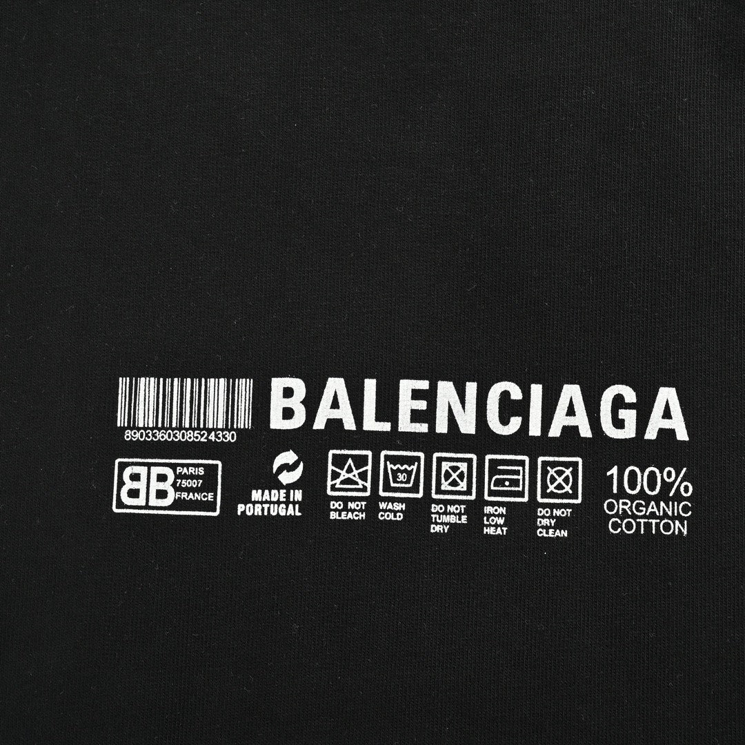 Ba*len*cia*ga t-shirt - barcode graphic